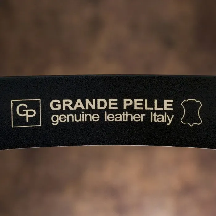 Ремінь чоловічий GRANDE PELLE 11259 Чорний