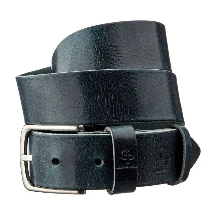 Чоловічий ремень під джинси GRANDE PELLE 11232 Синій