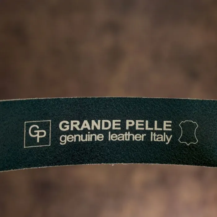 Чоловічий ремень під джинси GRANDE PELLE 11232 Синій