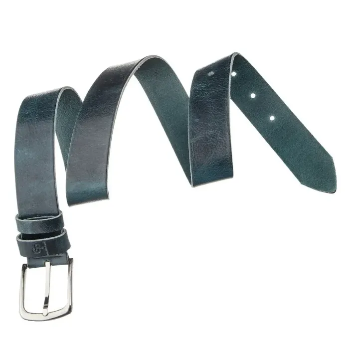 Чоловічий ремень під джинси GRANDE PELLE 11232 Синій