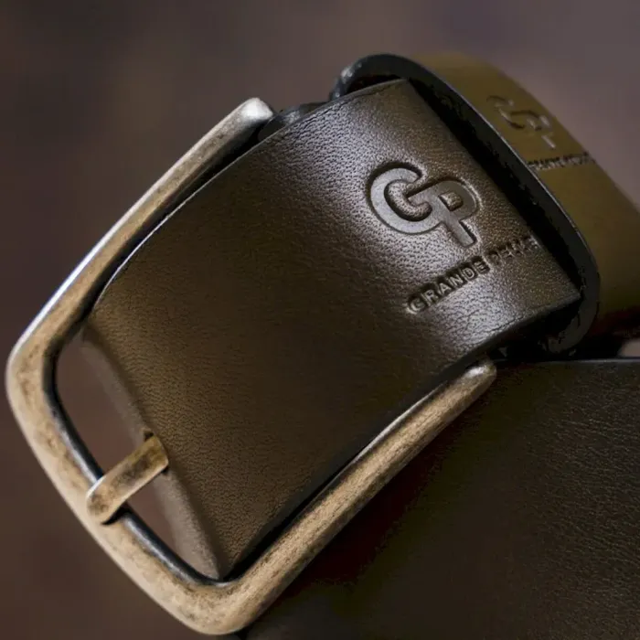 Ремень мужской под джинсы GRANDE PELLE 11255 Шоколадный