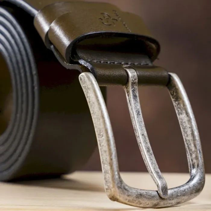 Ремень мужской под джинсы GRANDE PELLE 11255 Шоколадный