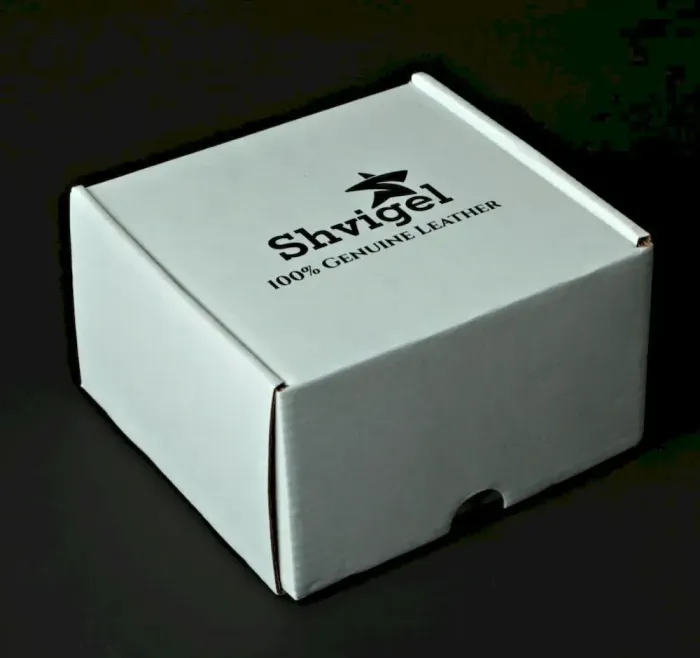 Ремень мужской SHVIGEL 15270 кожаный Черный