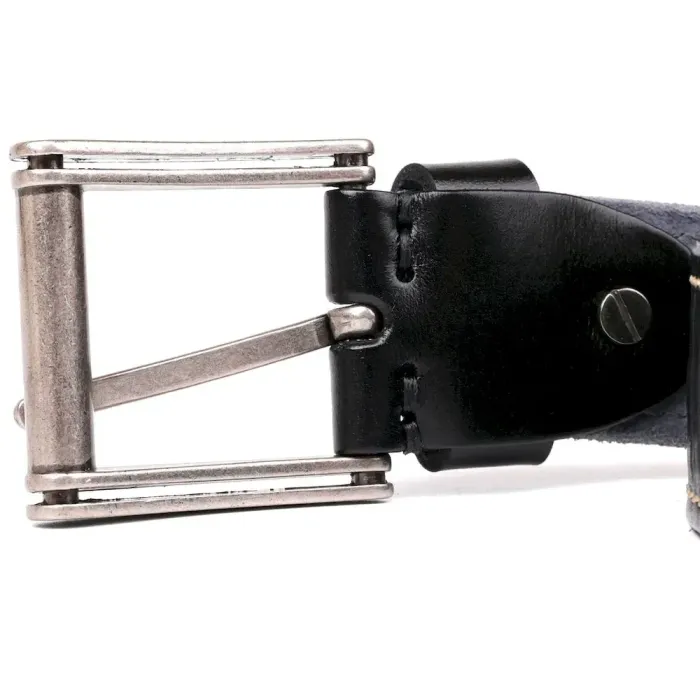 Ремінь чоловічий Vintage 20072 Чорний