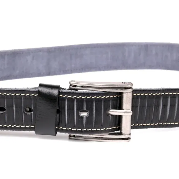 Ремінь чоловічий Vintage 20072 Чорний