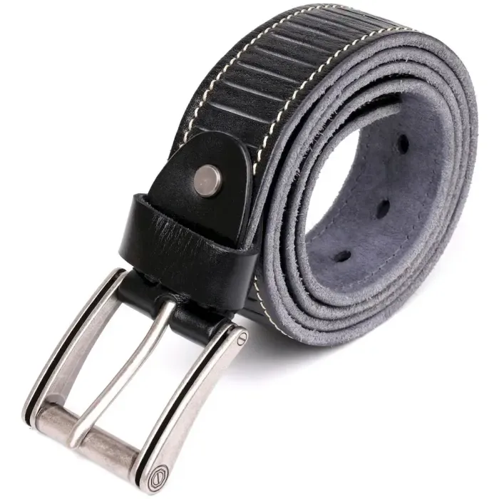 Ремінь чоловічий Vintage 20072 Чорний