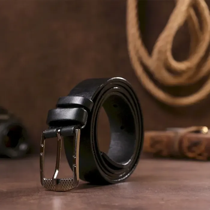 Ремень SHVIGEL мужской 17300 Черный