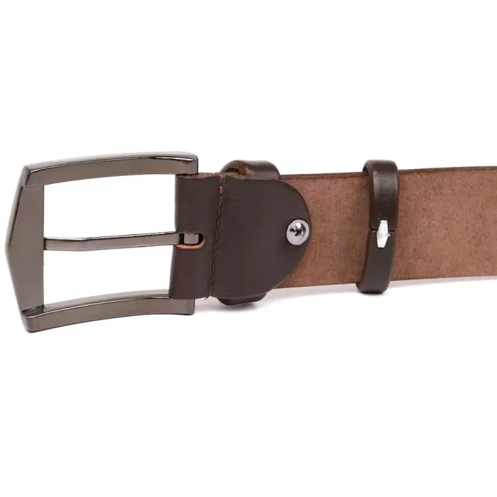 Ремень SHVIGEL мужской 17304 Коричневый