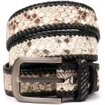 Ремінь SNAKE LEATHER 18192 з натуральної шкіри пітона Різнокольоровий