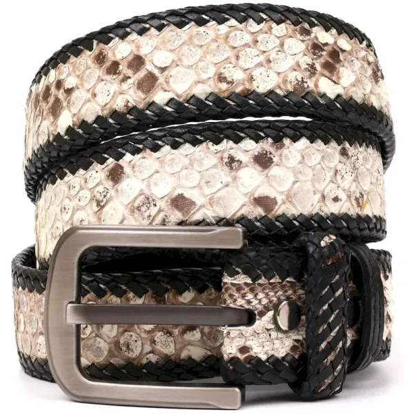 Ремінь SNAKE LEATHER 18192 з натуральної шкіри пітона Різнокольоровий
