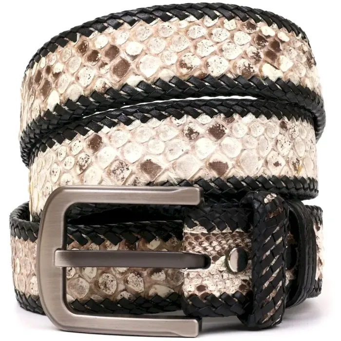 Ремінь SNAKE LEATHER 18192 з натуральної шкіри пітона Різнокольоровий