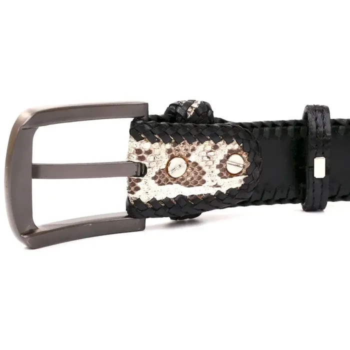Ремінь SNAKE LEATHER 18192 з натуральної шкіри пітона Різнокольоровий