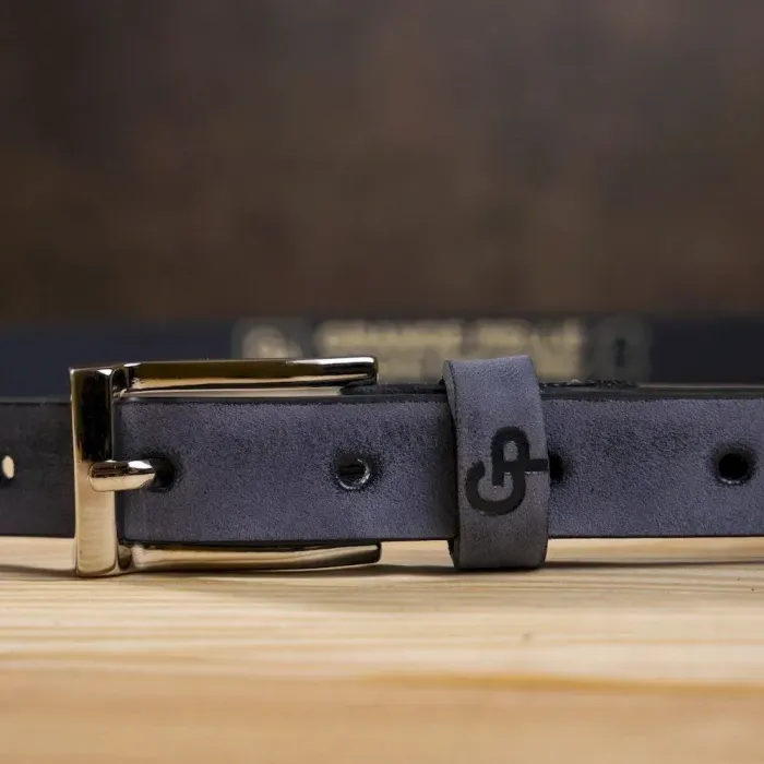 Ремень женский кожаный GRANDE PELLE 11233 Синий