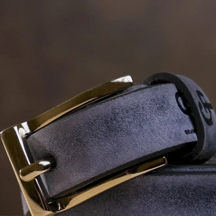 Ремень женский кожаный GRANDE PELLE 11233 Синий