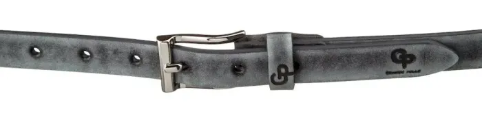 Ремінь жіночий шкіряний GRANDE PELLE 11234 Сірий