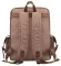 Рюкзак дорожній текстильний Vintage 20055 Коричневий