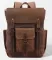 Рюкзак дорожній текстильний Vintage 20057 Коричневий