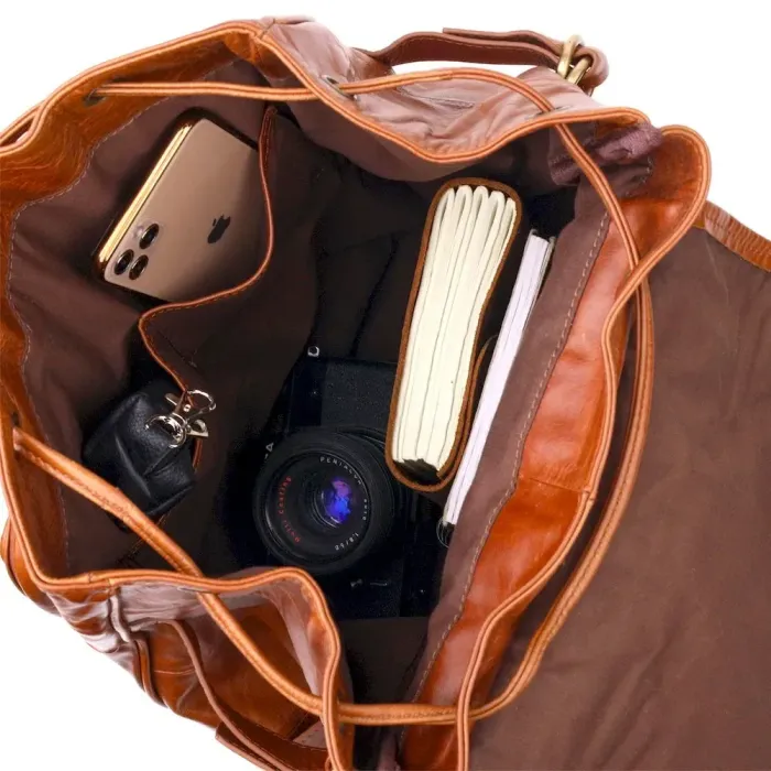 Рюкзак дорожній Vintage 14946 Рудий