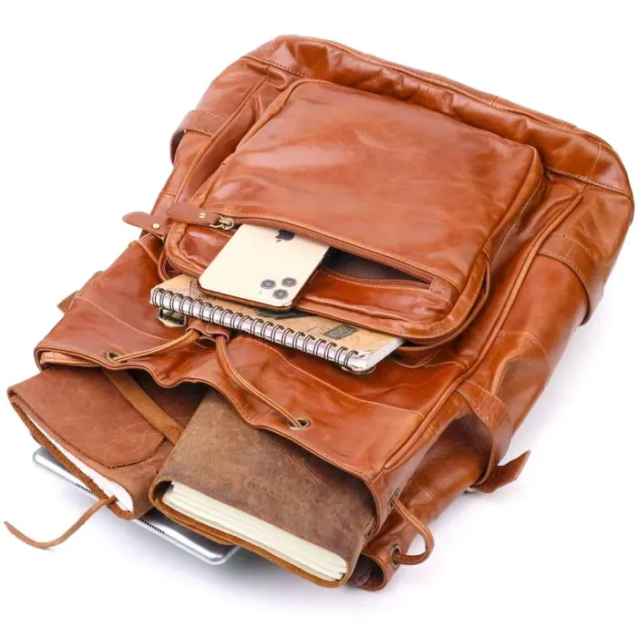 Рюкзак дорожній Vintage 14946 Рудий