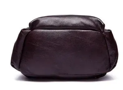 Рюкзак з натуральної шкіри Vintage 14874 Сіро-коричневий