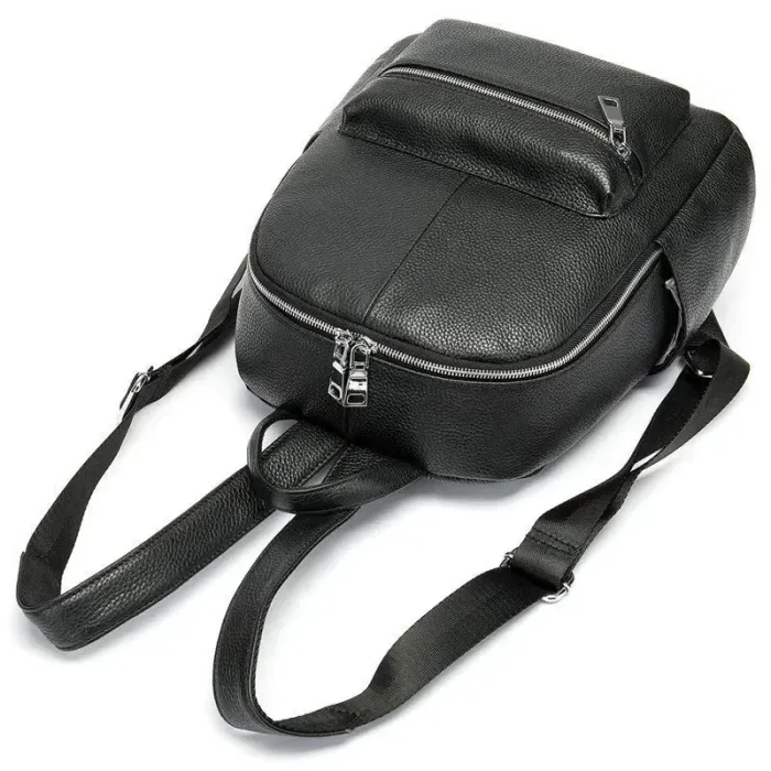 Рюкзак кожаный Vintage 14864 Черный