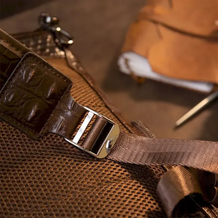 Рюкзак під рептилію шкіряний Vintage 20430