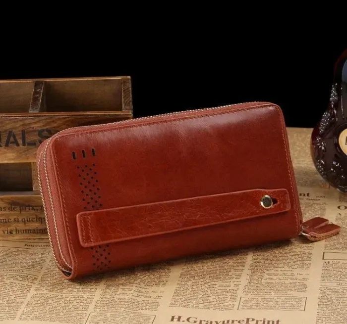 Чоловічий клатч Vintage 14195 Коричневий