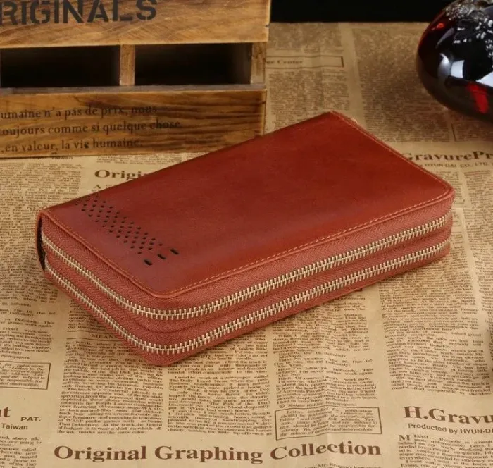 Чоловічий клатч Vintage 14195 Коричневий