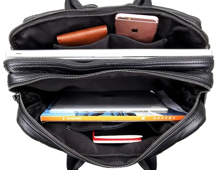 Сумка чоловіча Vintage 14058 Чорна