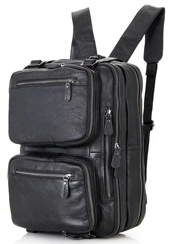 Сумка чоловіча Vintage 14058 Чорна