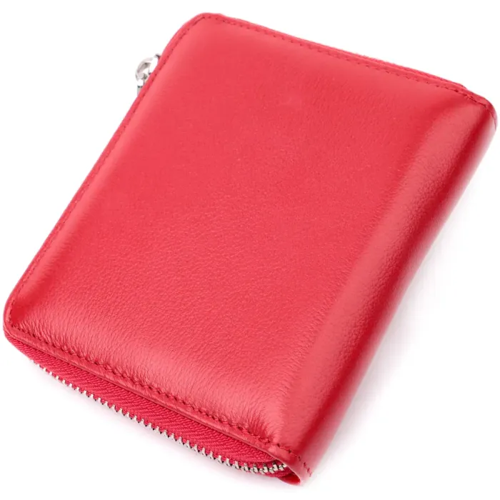 Симпатичний жіночий гаманець із натуральної шкіри ST Leather 22448 Червоний