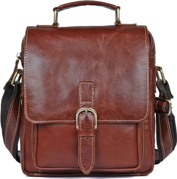 Сумка чоловіча Vintage 14457 Коричнева