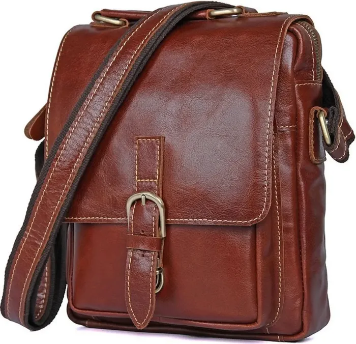 Сумка чоловіча Vintage 14457 Коричнева