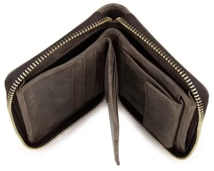 Гаманець чоловічий Vintage 14224 Коричневий