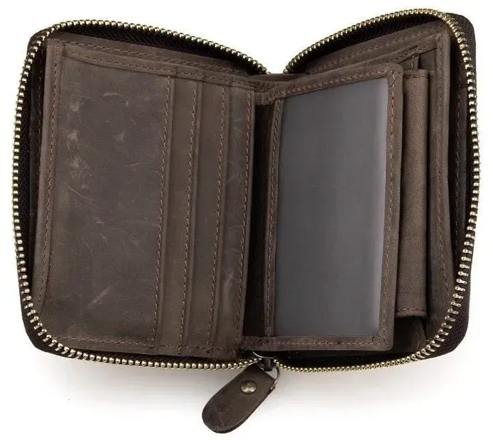 Гаманець чоловічий Vintage 14224 Коричневий