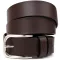 Чоловічий ремень GRANDE PELLE 00779 під джинси Коричневий