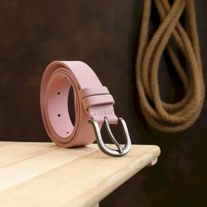 Современный женский ремень Vintage 20787 Розовый