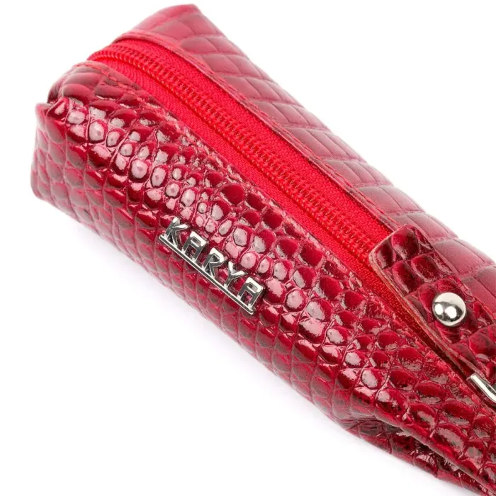 Стильна та зручна ключниця KARYA 20931 шкіряна Червоний