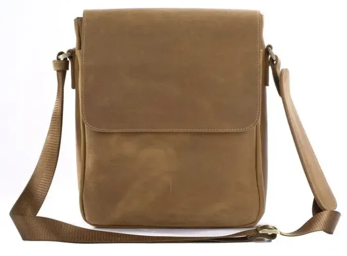 Сумка чоловіча Vintage 14184 через плече Коричнева