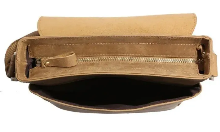 Сумка чоловіча Vintage 14184 через плече Коричнева