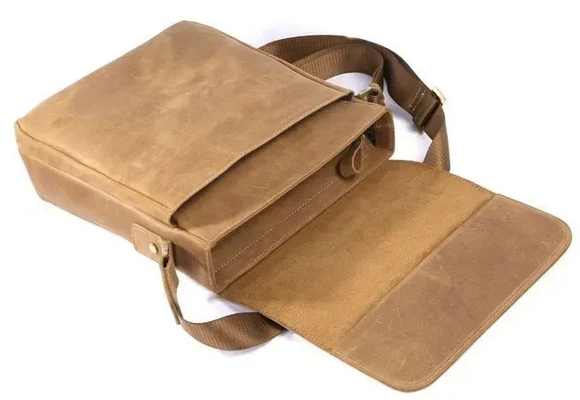 Сумка чоловіча Vintage 14184 через плече Коричнева