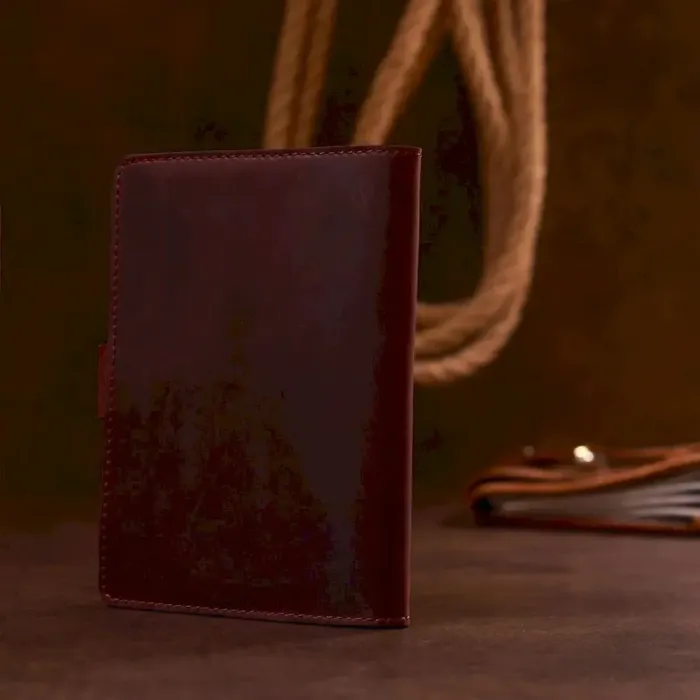 Стильна обкладинка на документи з натуральної шкіри Shvigel 16520