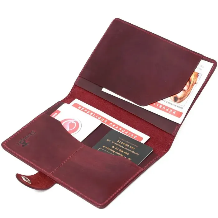 Стильна обкладинка на документи з натуральної шкіри Shvigel 16520