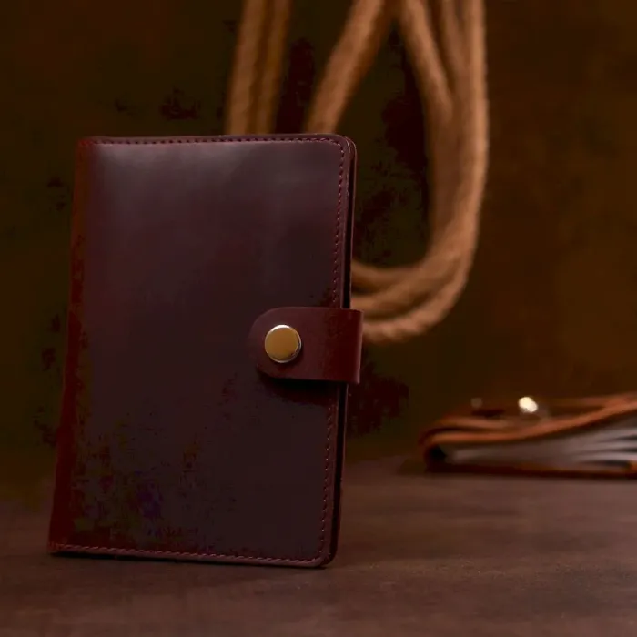 Стильна обкладинка на документи з натуральної шкіри Shvigel 16520