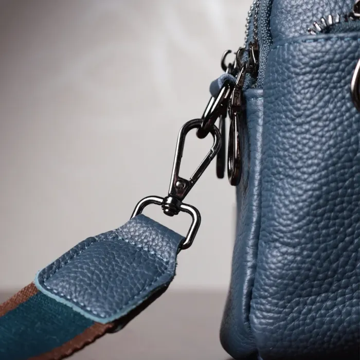 Стильна сумка для жінок з кишенями з натуральної шкіри Vintage 22600