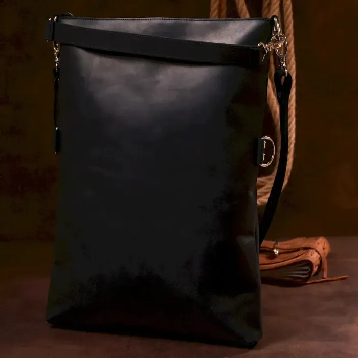 Стильна вінтажна сумка жіноча Shvigel 16338 Чорний