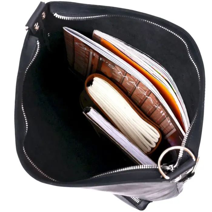 Стильна вінтажна сумка жіноча Shvigel 16338 Чорний