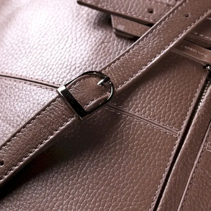 Стильна сумка жіноча KARYA 20832 шкіряна Бежевий