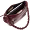 Стильна сумка жіноча KARYA 20869 шкіряна Бордовий