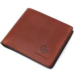 Стильне портмоне унісекс GRANDE PELLE 11236 Коричневе